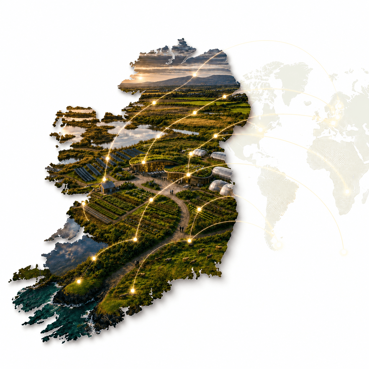 Ireland emerging as a connected landscape of farms, communities and future food systems